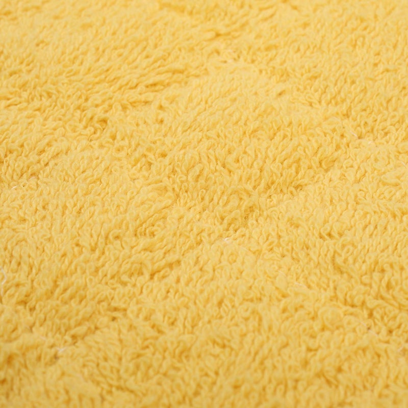lifaith 100% Cotton Kitchen Everyday Basic Terry Pot Holder Heat Resistant Coaster Potholder for Cooking and Baking Set of 5 Yellow - Image 5